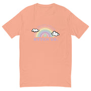 Hyten Cartoon Clouds Short Sleeve T-shirt